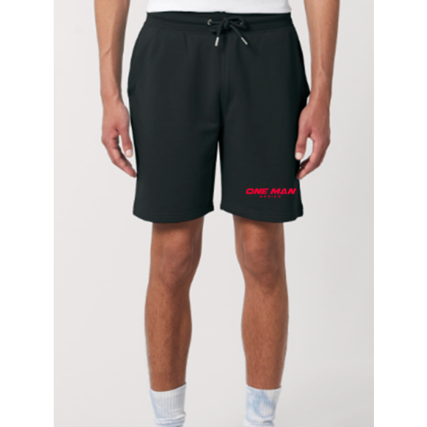 ONE MAN SERIES Jogger Shorts Black/Red