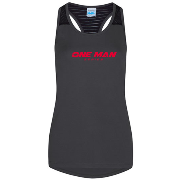 ONE MAN SERIES Lady´s Tank Top Charcoal